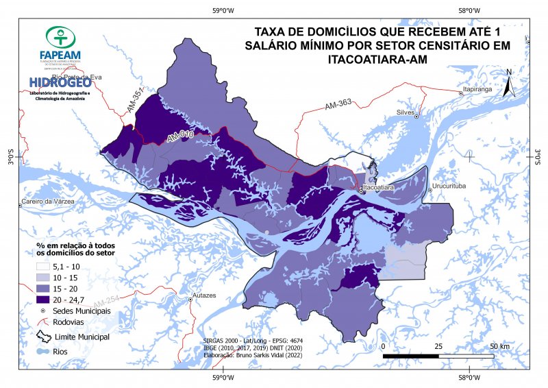 Indicadores de Vulnerabilidade Social - Itacoatiara